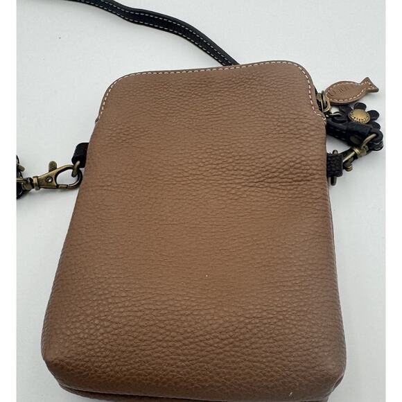 Chala 3D CAT Cellphone Crossbody Handbag Brown Adjustable Strap Crazy Cat Lady - Picture 6 of 8